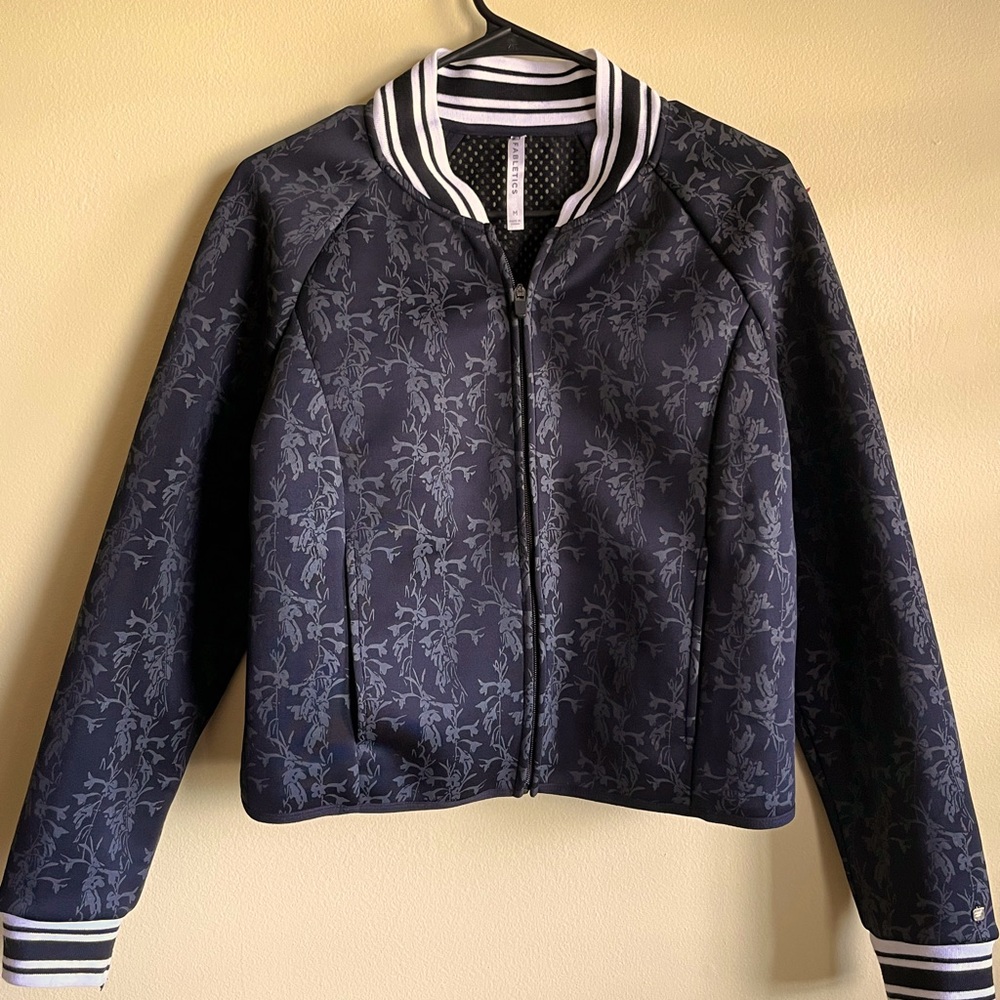 Fabletics cropped mesh back jacket